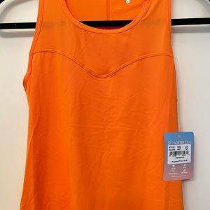 Sofibella Lite Tennis or Pickleball  Orange Tank….NWT….Clemson Orange Sz-Small